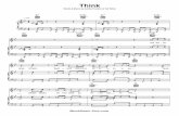 Think Sheet Music Aretha Franklin - The Piano Notes