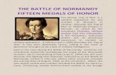 THE BATTLE OF NORMANDY FIFTEEN MEDALS OF HONOR