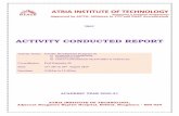 ACTIVITY CONDUCTED REPORT - Atria