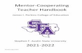 Mentor-Cooperating Teacher Handbook