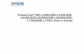 User's Guide - PowerLite EB-L520U/EB-L530U/EB-L630U/EB ...
