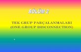 (ONE GROUP DISCONNECTION)
