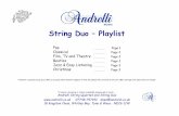 String Duo – Playlist