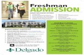 Freshman ADMISSION - Delgado Community College