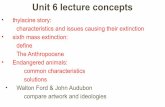 Unit 6 lecture concepts