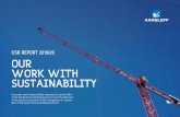CSR REPORT 2019/20 OUR WORK WITH SUSTAINABILITY