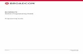 BCM56070 Switch Programming Guide - Broadcom Inc.