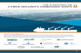THE GUIDELINES ON CYBER SECURITY ONBOARD SHIPS