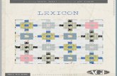 Lexicon Instructions - Art Gallery Fabrics