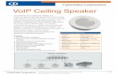 CyberData Corporation VoIP Ceiling Speaker