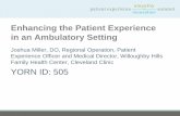 Enhancing the Patient Experience in an Ambulatory Setting