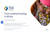 Tech-enabled lending in Africa - Amazon S3