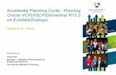 Accelerate Planning Cycle - Running Oracle VCP(ASCP ...