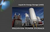 Liquid Air Energy Storage (LAES)