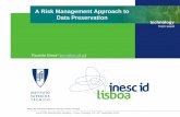 A Risk Management Approach to Data Preservation