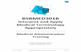 BSBMED301B - Medical and Health Resources