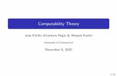 Computability Theory - University of Connecticut