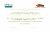 DESARROLLO DE LA LECTURA COMPRENSIVA - unican.es
