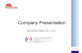 Company Profile(WEVERCOMM, Ver Feb. 2017)-최종 [호환 모드]