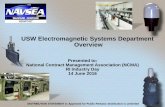 USW Electromagnetic Systems Department Overview