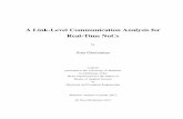 A Link-Level Communication Analysis for Real-Time NoCs