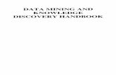 DATA MINING AND KNOWLEDGE DISCOVERY HANDBOOK
