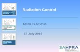 Radiation Control - SAHPRA