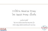 การใช้งานReverse Proxy โดย Squid Proxy เบื้องต้น