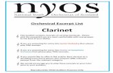 Clarinet - National Youth Orchestras of Scotland