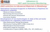 Advances in NDT and Corrosion Monitoring R&D activities in ...