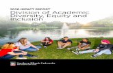 2020 IMPACT REPORT Division of Academic Diversity, Equity ...