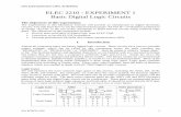 ELEC 2210 - EXPERIMENT 1 Basic Digital Logic Circuits