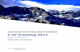 EUROPEAN YOUTH PARLIAMENT ROMANIA CJO Training 2017