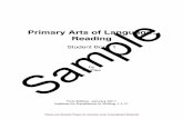Primary Arts of Language: Sample Reading