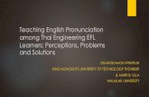 Teaching pronunciation among Thai engineering EFL learners ...