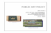 PUBLIC ART POLICY - St. Catharines