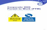 Corporate OHS Permit to Work (PTW) - Tetra Pak