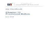 Chapter 13 Provisional Ballots - Virginia
