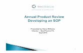 Annual Product Review Developing an SOP - PDA