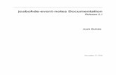 josbohde-event-notes Documentation