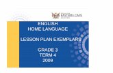 ENGLISH HOME LANGUAGE LESSON PLAN EXEMPLARS GRADE …