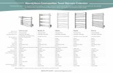 Cosmopolitan Towel Warmer Comparison Chart - WarmlyYours