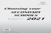Choosing your Secondary Schools for admission to Secondary ...