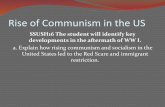 Rise of Communism in the US