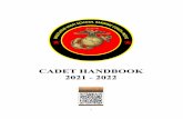 CADET HANDBOOK 2021 - 2022 - School Webmasters