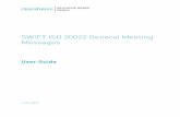 SWIFT ISO 20022 General Meeting Messages