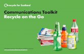 Communications Toolkit Recycle on the Go