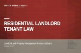 Landlord-Tenant Law Presentation - COB Home