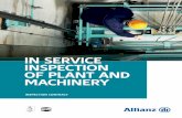 In service inspection or plant and machinery