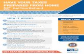 HAVE YOUR TAXES PREPARED FROM HOME